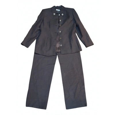 Pre-owned Valentino Wool Jumpsuit In Brown