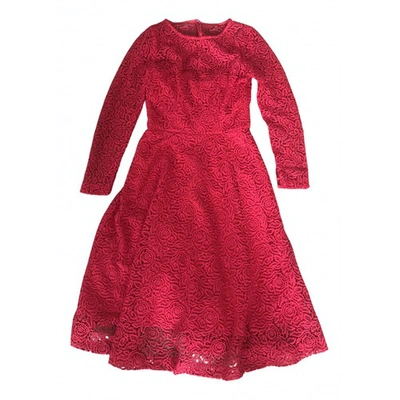 Pre-owned Reiss Mid-length Dress In Red