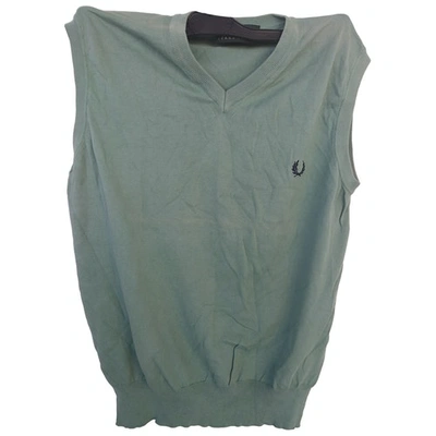 Pre-owned Fred Perry Vest In Green