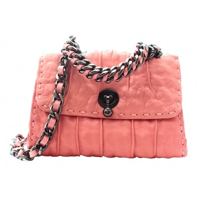 Pre-owned Ermanno Scervino Leather Crossbody Bag In Pink