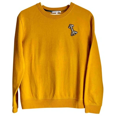 Pre-owned Carven Yellow Cotton Knitwear