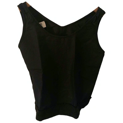 Pre-owned Mm6 Maison Margiela Linen Camisole In Black