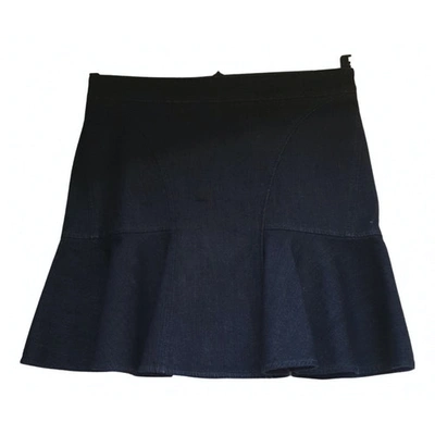 Pre-owned Stella Mccartney Mini Skirt In Navy