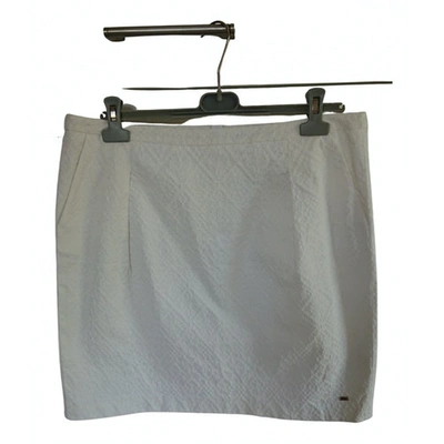 Pre-owned Tommy Hilfiger Mid-length Skirt In White
