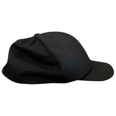 Pre-owned Raf Simons Black Cotton Hat & Pull On Hat