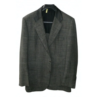 Pre-owned Kiton Wool Vest In Grey