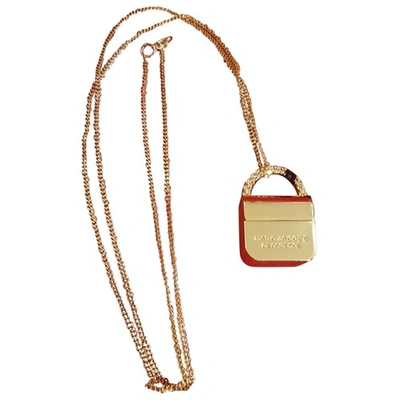 Pre-owned Marc Jacobs Necklace In Gold