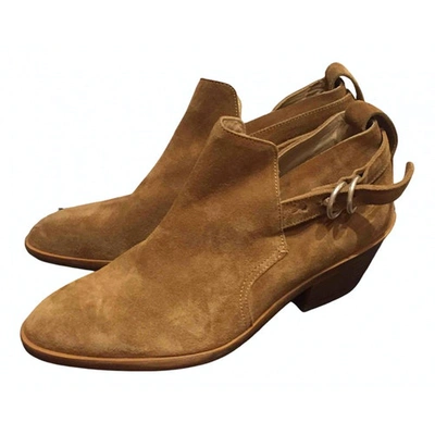 Pre-owned Rag & Bone Camel Suede Boots