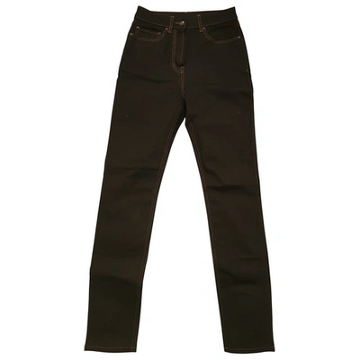 Pre-owned Tomas Maier Slim Jeans In Black