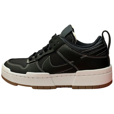 Pre-owned Nike Sb Dunk  Black Leather Trainers