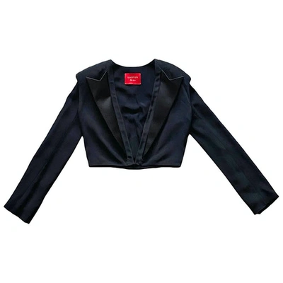 Pre-owned Lanvin Short Vest In Black