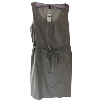 Pre-owned Benetton Mid-length Dress In Grey