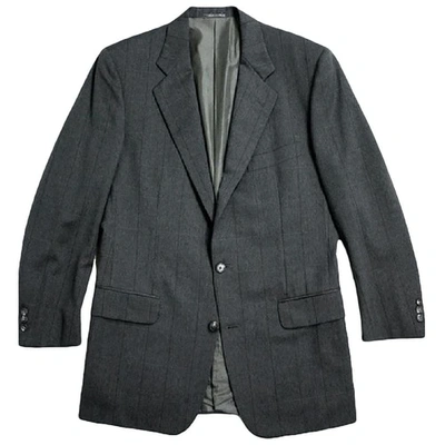 Pre-owned Corneliani Wool Vest In Grey
