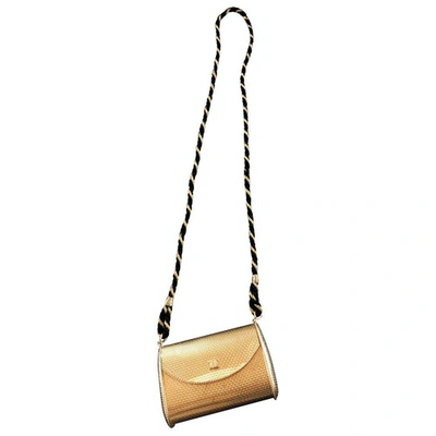 Pre-owned Celine Clutch Bag In Gold