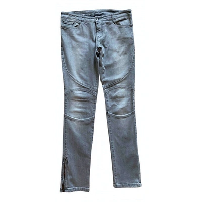 Pre-owned Ermanno Scervino Straight Jeans In Grey