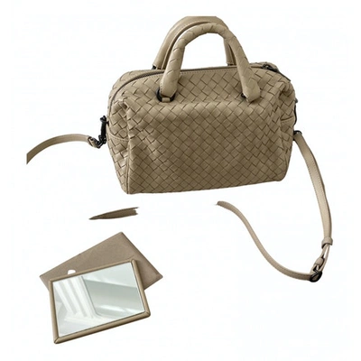 Pre-owned Bottega Veneta Beige Leather Handbag
