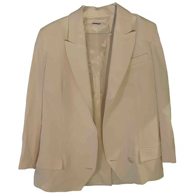 Pre-owned Chalayan White Synthetic Jacket