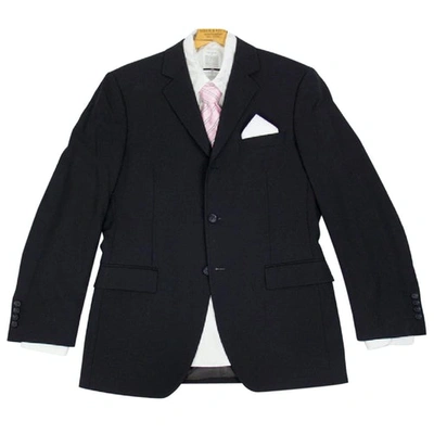 Pre-owned Dolce & Gabbana Wool Jacket In Navy