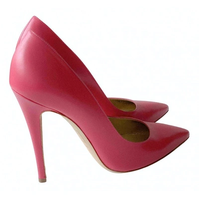 Pre-owned Dsquared2 Pink Leather Heels