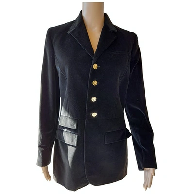 Pre-owned Polo Ralph Lauren Black Cotton Jacket