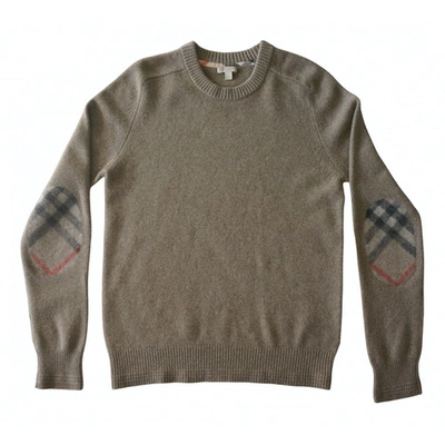 Pre-owned Burberry Beige Wool Knitwear & Sweatshirts