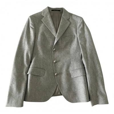 Pre-owned Tagliatore Grey Wool Jacket