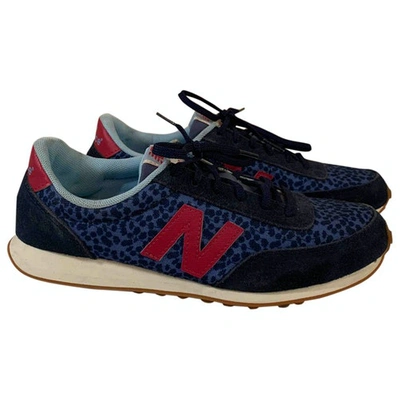Pre-owned New Balance Cloth Trainers In Blue