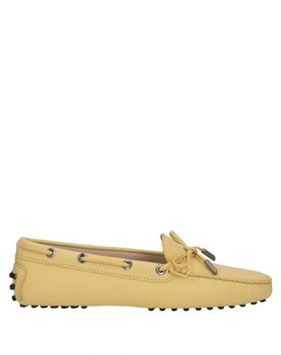 Tod's Loafers In Light Yellow