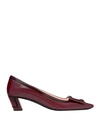 Roger Vivier Pump In Maroon