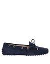 Tod's Loafers In Dark Blue