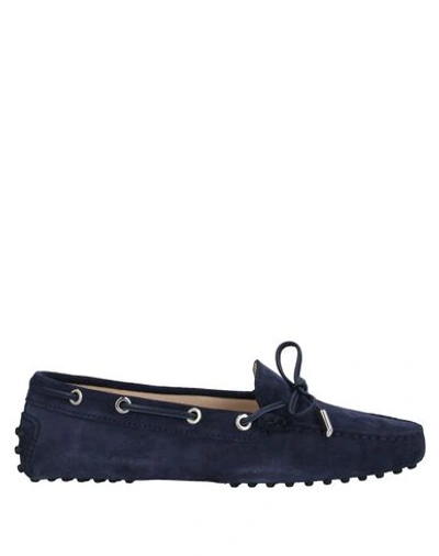 Tod's Loafers In Dark Blue