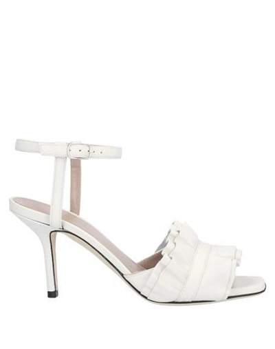 Cheville Sandals In Ivory