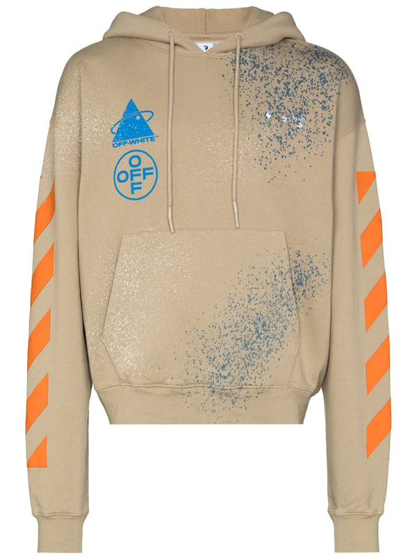 off white hoodie spray paint