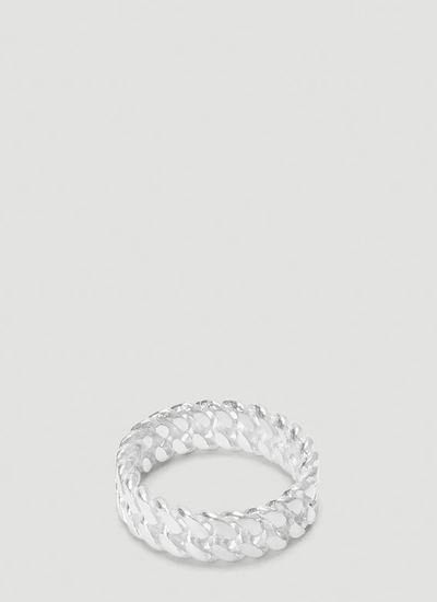 Pearls Before Swine Xs Link Ring In Silver