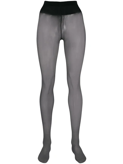 Wolford Individual 10 Tights In Blue
