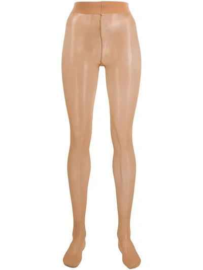 Wolford Satin Comfort Tights In Neutrals