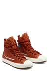 Converse Utility All Terrain Chuck Taylor All Star Waterproof Sneaker Boot In Amber Sepia/ Egret