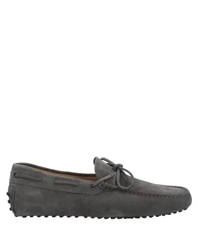 Tod's Loafers In Light Grey
