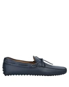 Tod's Loafers In Dark Blue