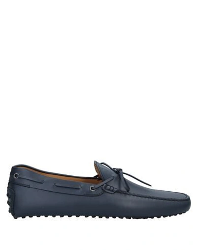 Tod's Loafers In Dark Blue