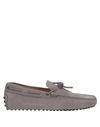 Tod's Loafers In Grey