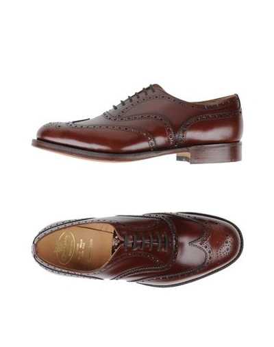 Church's Laced Shoes In Brown