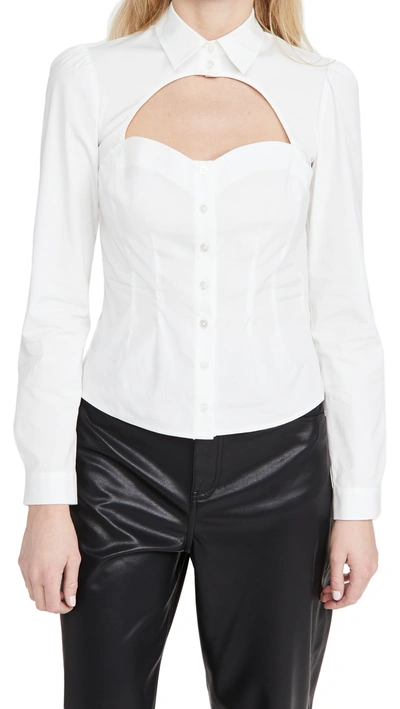 Fleur Du Mal Bella Shirt In White