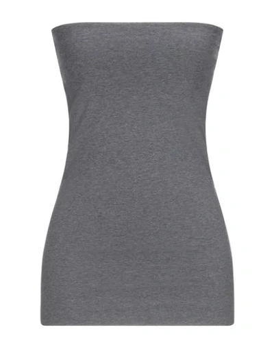 Brunello Cucinelli Tube Top In Grey