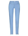 Liu •jo Casual Pants In Pastel Blue