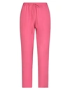 Red Valentino Crepe Tapered Pants In Pink