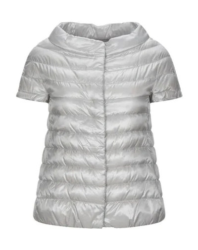 Herno Down Jacket In Light Grey