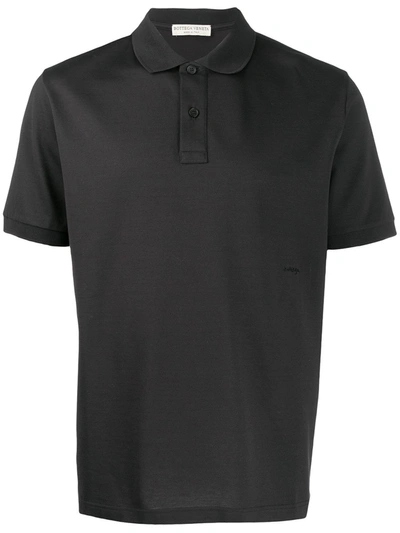 Bottega Veneta Classic Polo Shirt In Grey