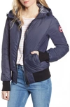 Canada Goose Dore Down Hooded Jacket In Navy