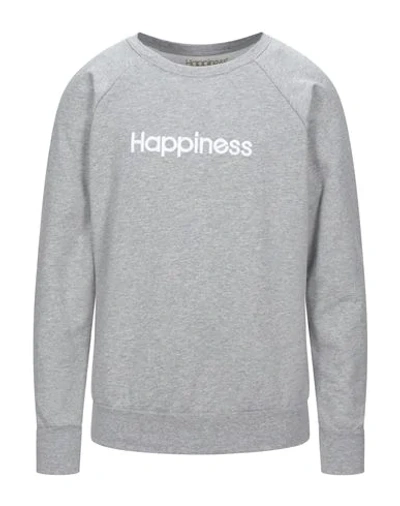 Happiness Sweatshirts In Grey